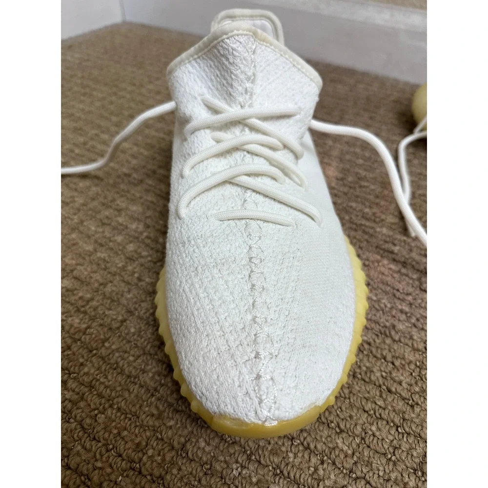 Adidas Yeezy Boost 350 V2 Cream Triple White Mens Sneakers Shoes Size US 9.5 - Picture 10 of 15